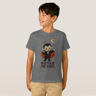 Camiseta VANOSTÈ Maestro de la Noche Gráfico de vampiro lin