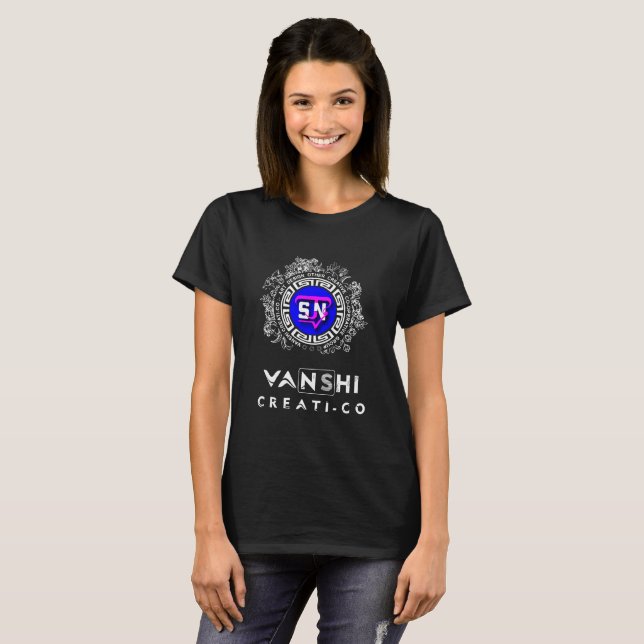 Camiseta Vanshi CreatiCo Marca (Anverso completo)