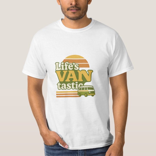 Camiseta VANtastic Retro 70s Van Graphic (Anverso)