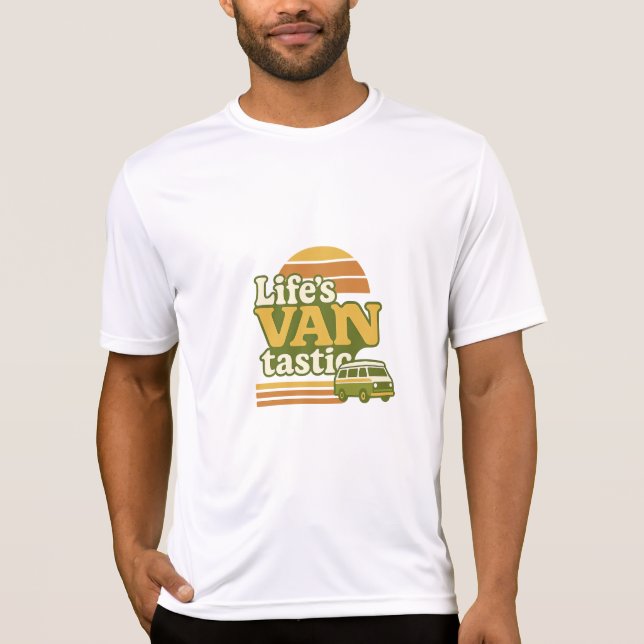 Camiseta VANtastic Retro 70s Van Graphic (Anverso)