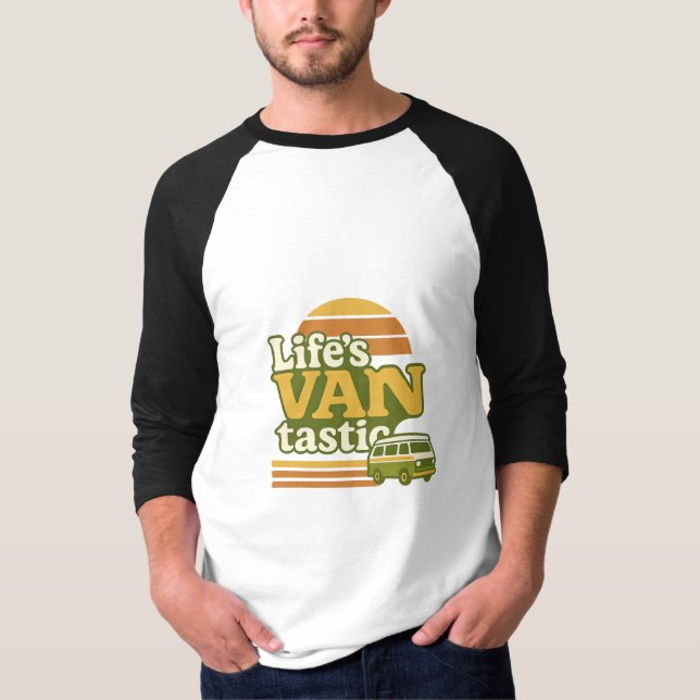 Camiseta VANtastic Retro 70s Van Graphic (Anverso)