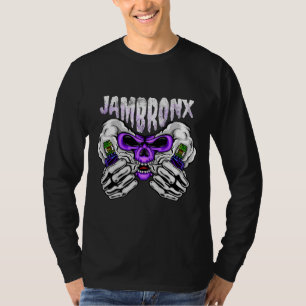 Camiseta vape de cráneo humeante