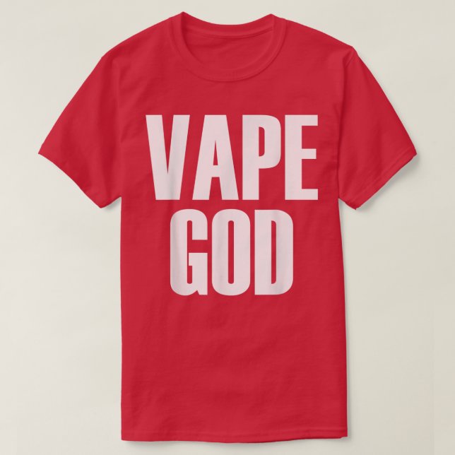 Camiseta Vape God Dank Meme Funny Vape NNovedad (Diseño del anverso)