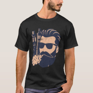 Camiseta Vape Vaping Beart Man E-Cigarette