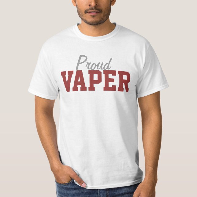 Camiseta Vaper orgulloso (Anverso)