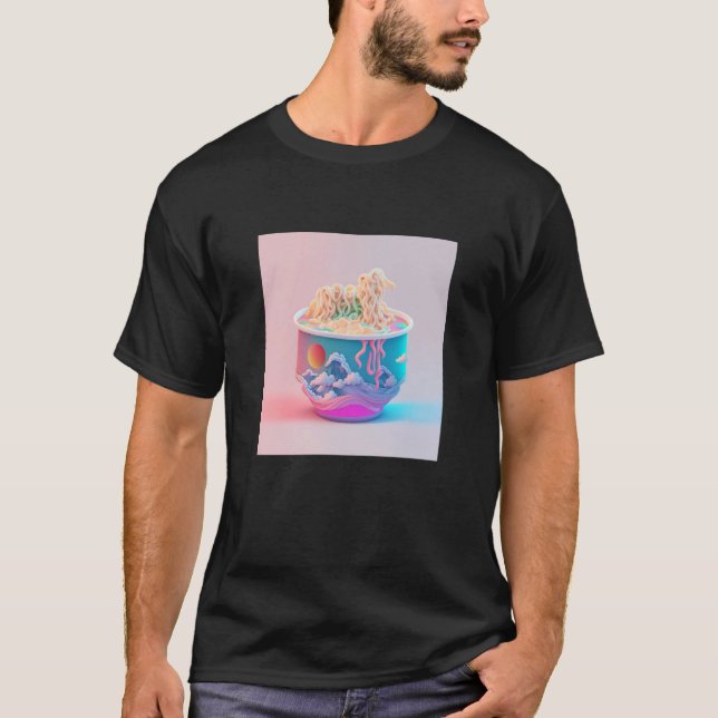 Camiseta Vaperwave Aesthetic Glitch Palm Retrowave Synthwav (Anverso)