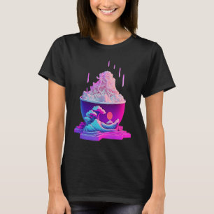 Camiseta Vaperwave Estético Glitch Palm Retrowave Synthwav