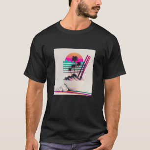 Camiseta Vaperwave Estético Glitch Retrowave Synthwave 1