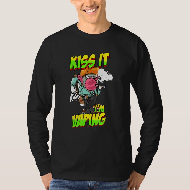 Camiseta Vaping Monkey with Vape (Anverso)