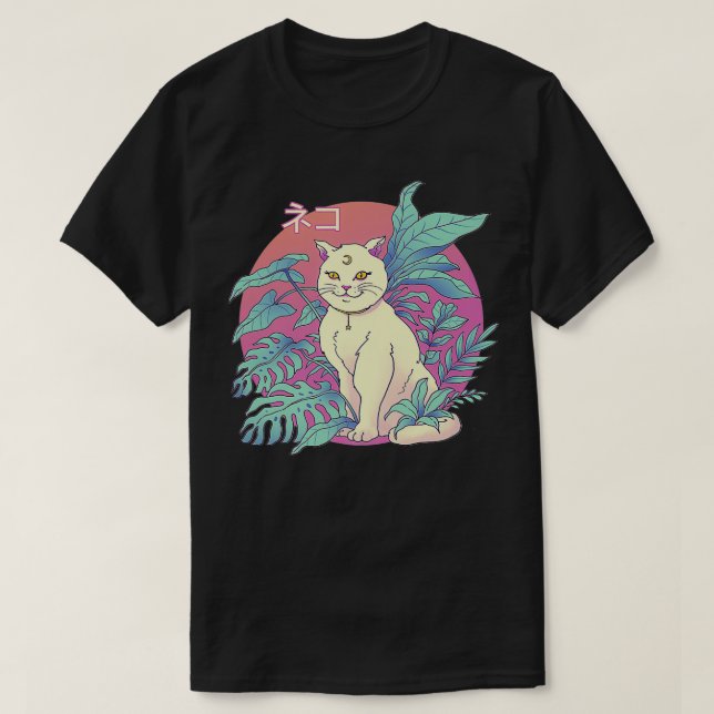 Camiseta Vapor Cat Premium (Diseño del anverso)