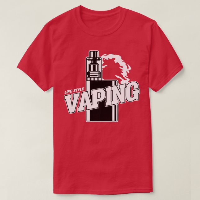 CAMISETA VAPOR DE ESTILO DE VIDA (Diseño del anverso)