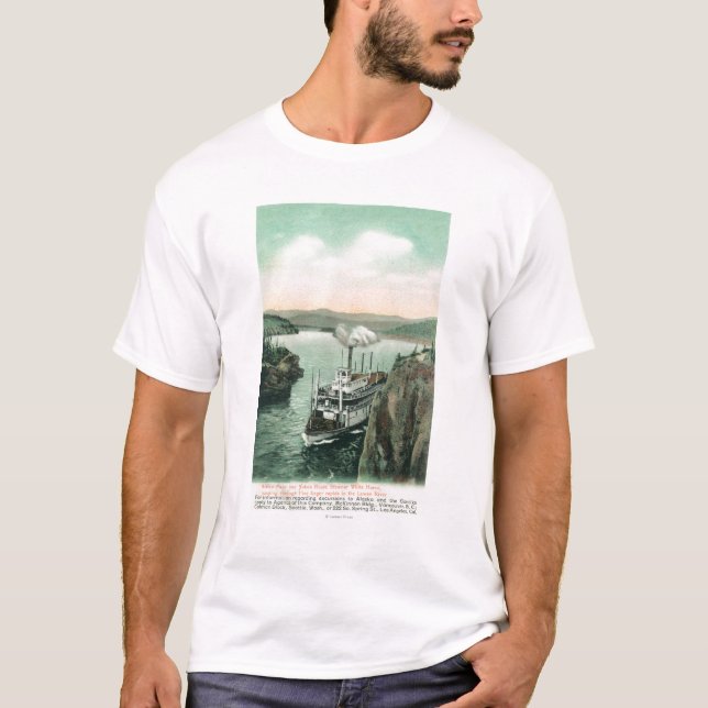 Camiseta Vapor del caballo blanco (Anverso)