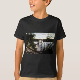 Camiseta Vapor en el río Saskatchewan, Edmonton, Alta