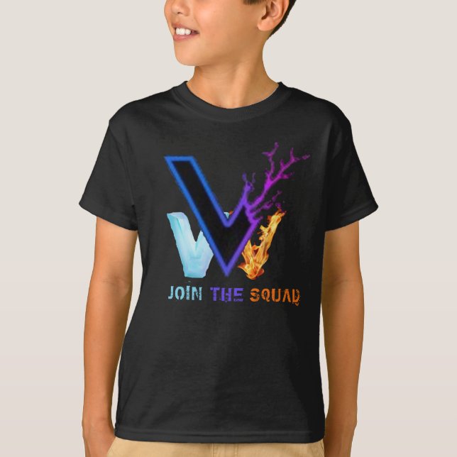 Camiseta Vapor Squad - Negro (Anverso)