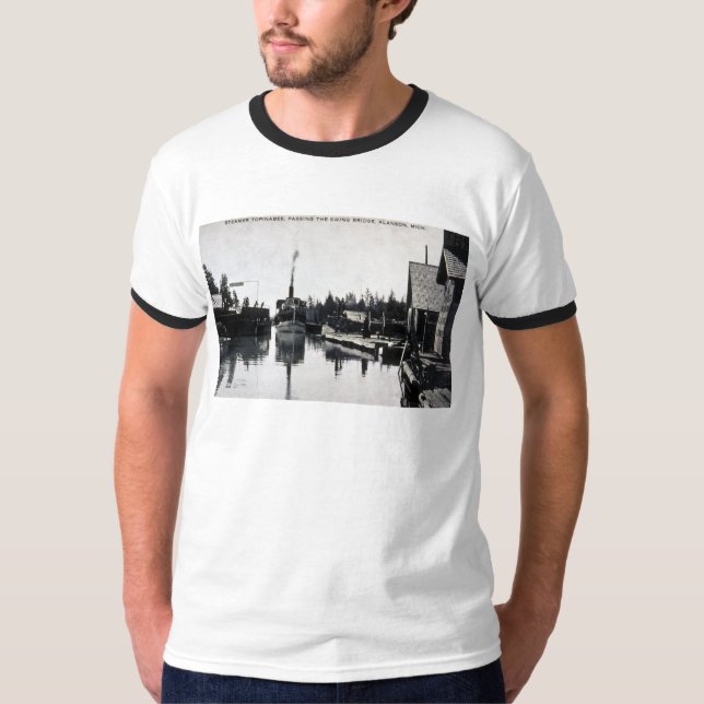 Camiseta Vapor Topinabee, Alanson, Michigan (Anverso)