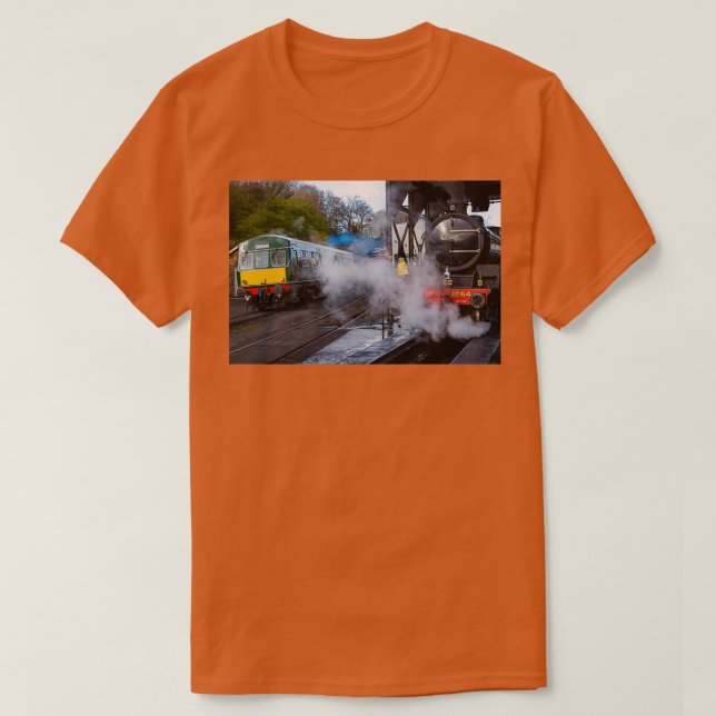 Camiseta Vapor y Diesel (Diseño del anverso)