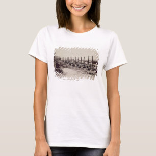 Camiseta Vapores en el Mississippi (foto de b/w)