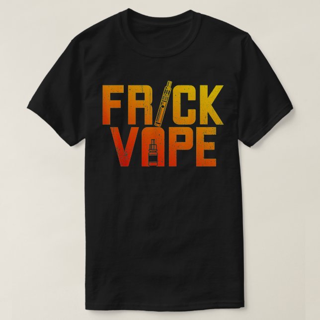 Camiseta Vaporización de vaporizadores y de cigarrillos ele (Diseño del anverso)