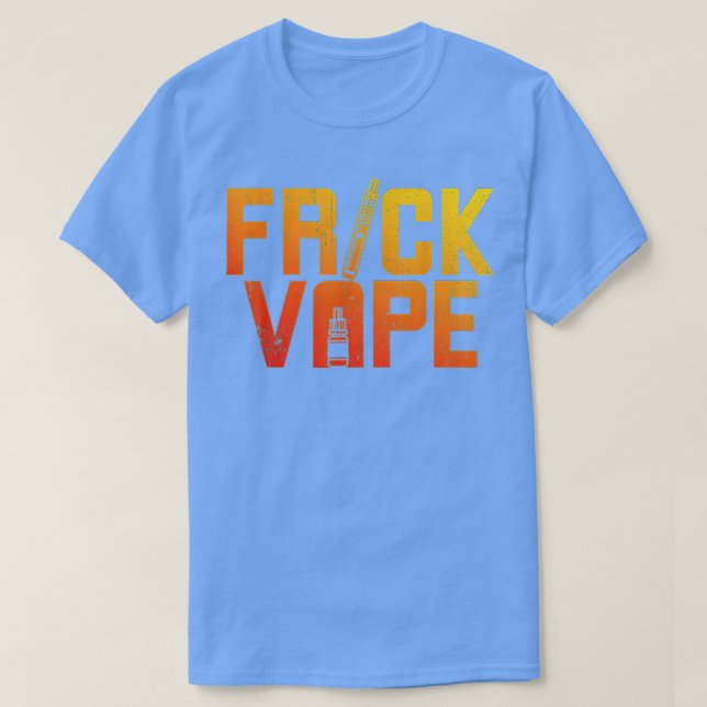 Camiseta Vaporización de vaporizadores y de cigarrillos ele (Diseño del anverso)