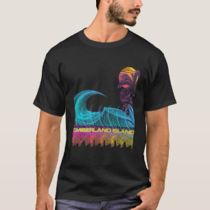 Camiseta Vaporwa estilo vintage de la isla Cumberland Retro