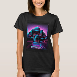 Camiseta Vaporwave 80 estilo retro Hagia Sophia Istanbul Tu
