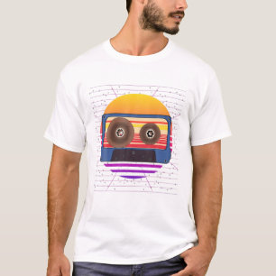 Camiseta Vaporwave Aesthetic 80S Music Lover Cass Retro Art