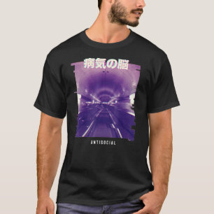 Camiseta Vaporwave Aesthetic Glitch Industry 80s Retro