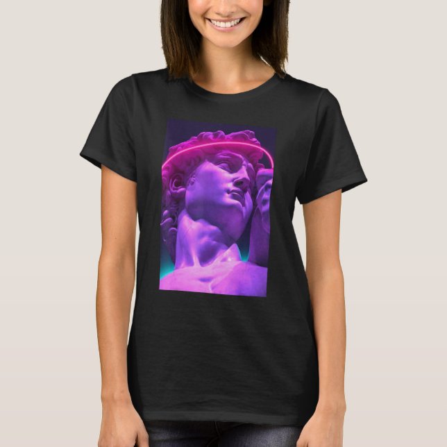 Camiseta Vaporwave Aesthetic Outrun Retro 80s Synthwave Ret (Anverso)