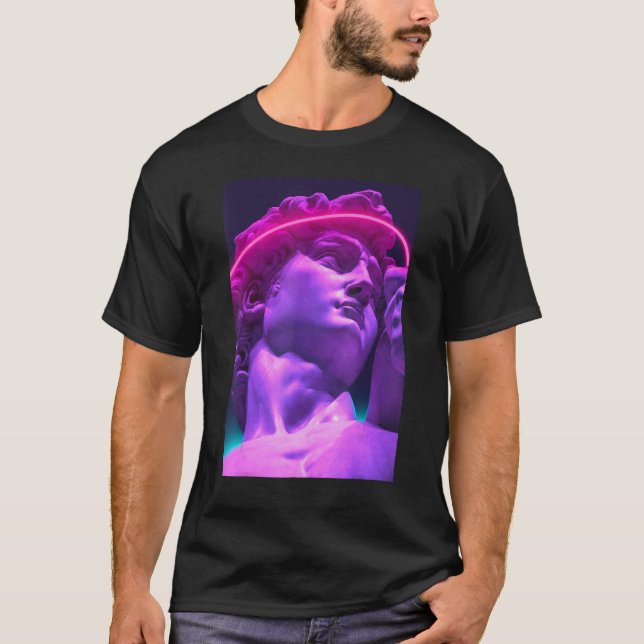 Camiseta Vaporwave Aesthetic Outrun Retro 80s Synthwave Ret (Anverso)