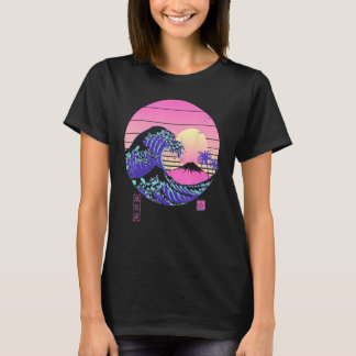 Camiseta Vaporwave Aesthetic Wave Off Kanagawa Japanese Ret
