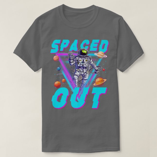 Camiseta Vaporwave Astronaut Spaced Out Aesthetic Outer Spa (Diseño del anverso)