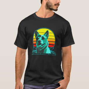 Camiseta Vaporwave Blue Heeler