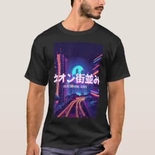 Camiseta Vaporwave City Futurismo Cyber Vaporwave A