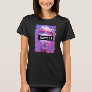 Camiseta Vaporwave David Estatua Arte Estético Tristeza Mic