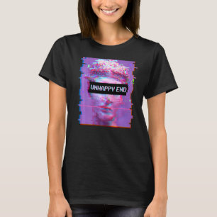 Camiseta Vaporwave David Estatua Triste Arte Estético Infel