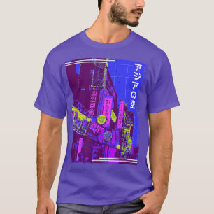 Camiseta vaporwave de calle japones 80 estilo retro 90 1055