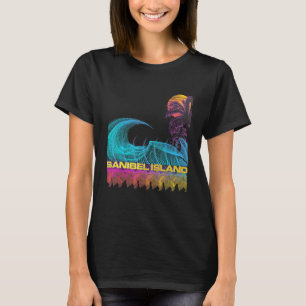Camiseta Vaporwave de estilo vintage de la isla Sanibel Ret