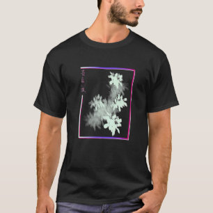 Camiseta Vaporwave de flores estéticas de estilo japonés