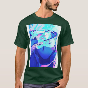 Camiseta Vaporwave de Kakashi