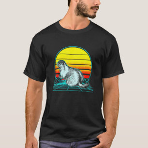 Camiseta Vaporwave de marmot vintage