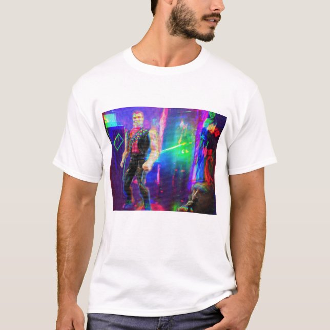Camiseta Vaporwave de Terminator (Anverso)