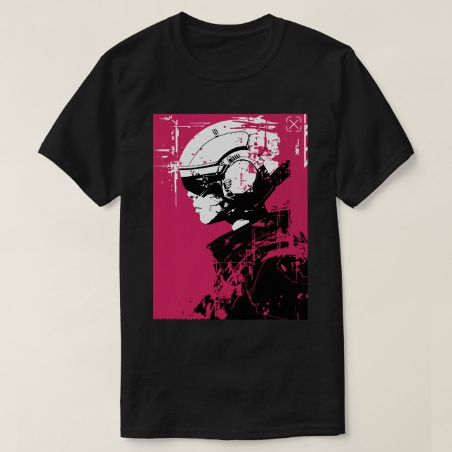 Camiseta Vaporwave Dystopian Urban Cyberpunk Style (Diseño del anverso)