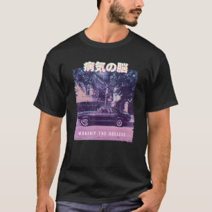 Camiseta Vaporwave Estética Glitch Retro Car 80