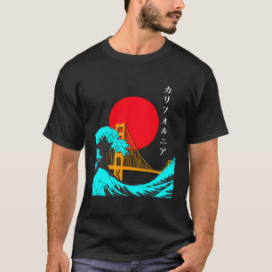 Camiseta Vaporwave Estético de Manga Larga Shirtbig Onda De