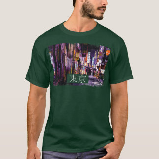 Camiseta Vaporwave estético Japón 80's 90 Meme Tokyo49