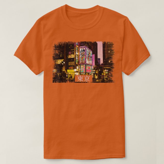 Camiseta Vaporwave estético Japón 80's Meme Tokyo43 (Diseño del anverso)