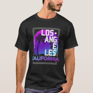 Camiseta Vaporwave estético Los Angeles California CA Retr