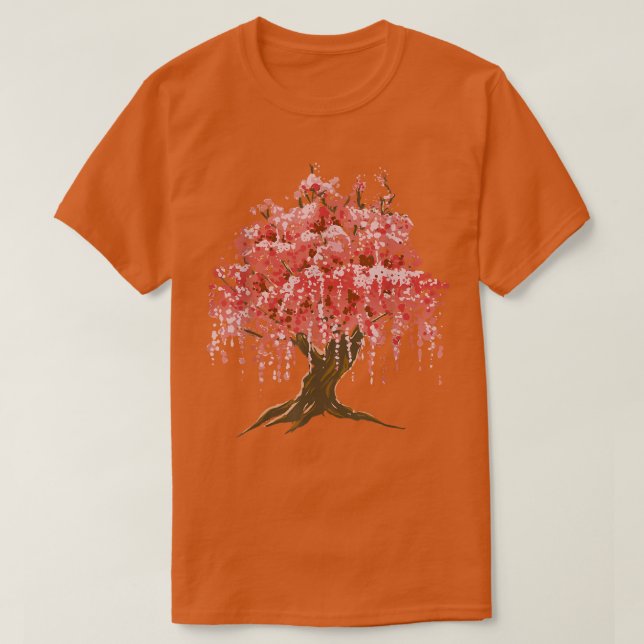 Camiseta Vaporwave Japan Style Cherry Blossom Sakura (Diseño del anverso)