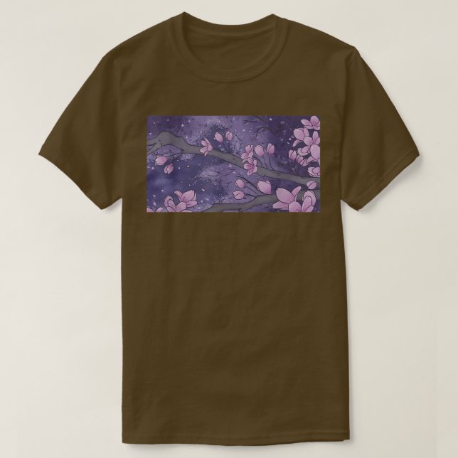 Camiseta Vaporwave Japan Style Japan Cherry Blossom Saku (Diseño del anverso)