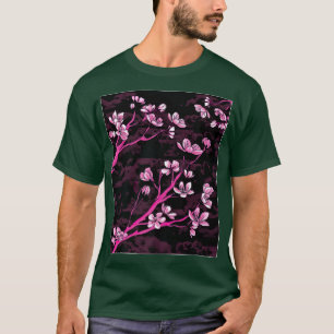 Camiseta Vaporwave Japan Style Japanese Cherry Blossom Saku